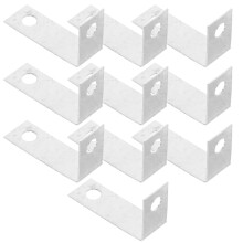 50 Pcs L-Shaped Corner Brackets for Picture Frames Furniture Hardware