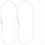 Lanyard Bulk Price Hanging Rope Polyester White 1000pcs 9