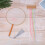 Fan Making Materials Silk Fan Kit White 1 Set 8