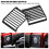 2 Stück Metall-Frontlichtabdeckung Grill für 1/10 RC Crawler Schwarz 8