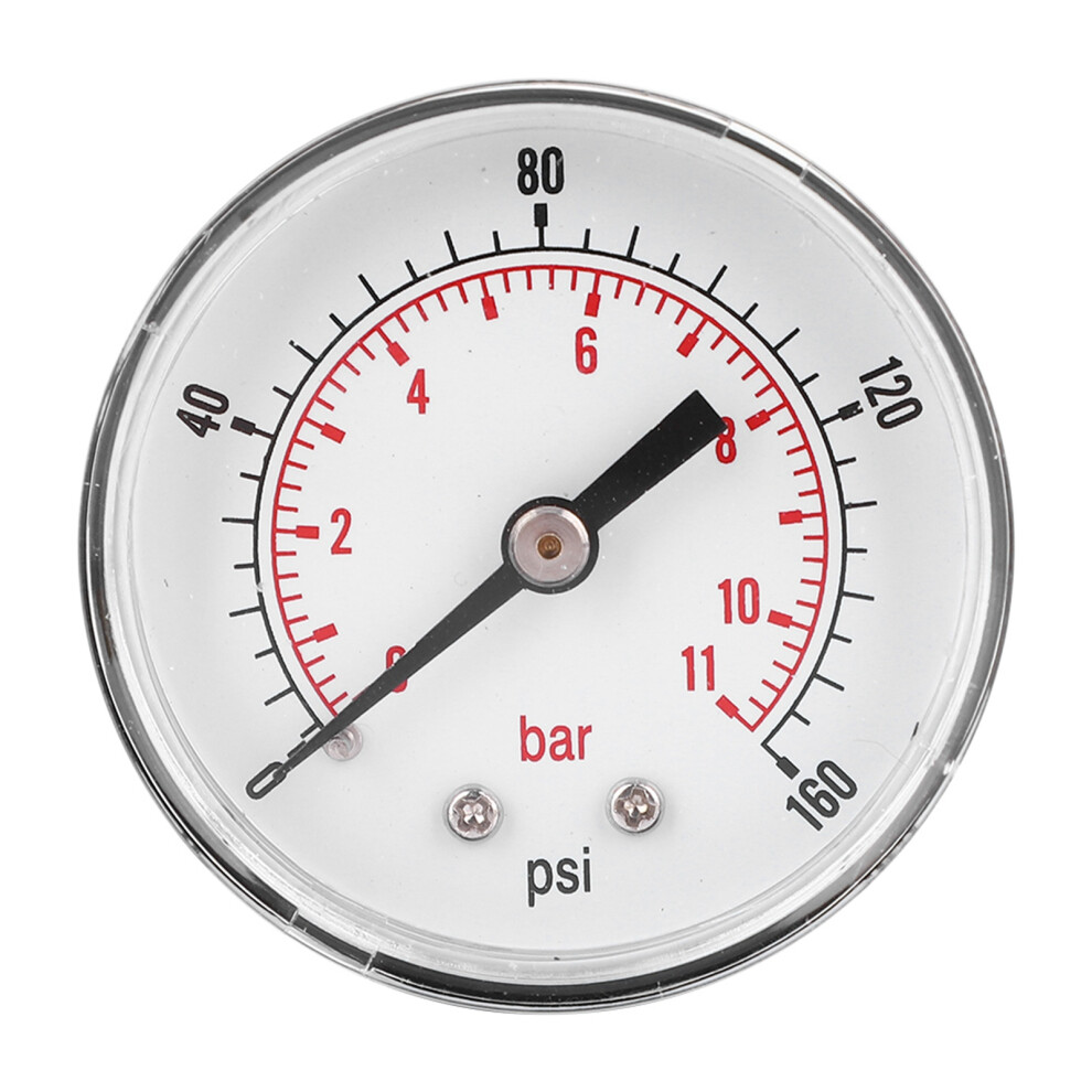 Pressure Gauge 50mm Dial 1/4 BSPT Back Connection