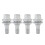 4 Pcs Wheel Bolt Nut Metal 540567 Long Durability 1