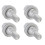 4 Pcs Wheel Bolt Nut Metal 540567 Long Durability 8