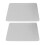 2Pcs Coffee Mat Absorbent Countertop Pad 30x40cm Light Gray 2