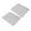 2Pcs Coffee Mat Absorbent Countertop Pad 30x40cm Light Gray 13