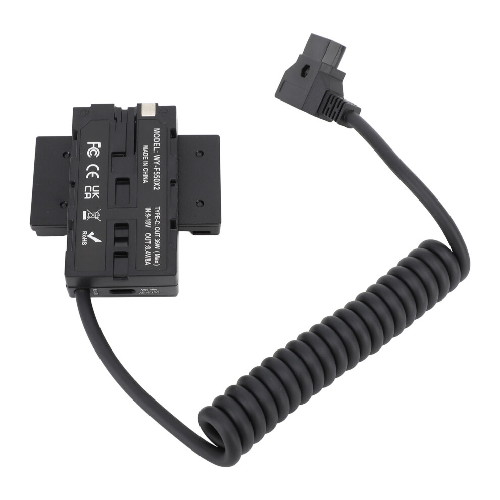 D Tap To Np F970 F750 F550 Dummy Battery Power Adapter, 127G 9491349745638