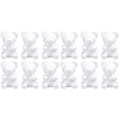 12 einfache blumenbär 20 cm sitzender bär party 1