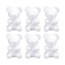 12 einfache blumenbär 20 cm sitzender bär party
