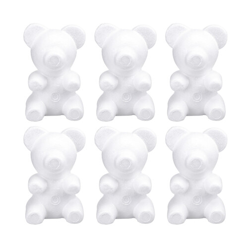 12 einfache blumenbär 20 cm sitzender bär party