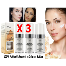 Colour Changing Foundation Magic Flawless TLM Makeup Change Skin Tone x 3 Pcs