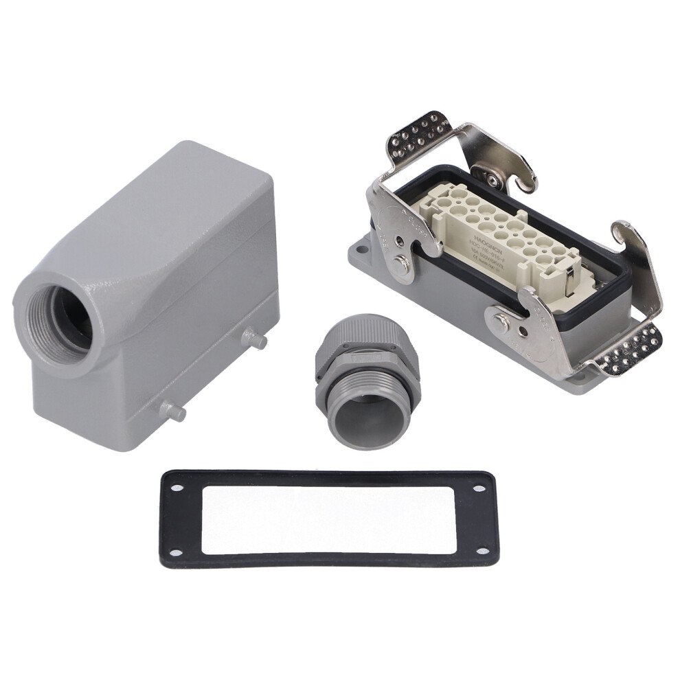 Heavy Duty Connectors 16 Contacts Side Out