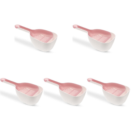 5 Sets Plastic Litter Scoop Cat 1