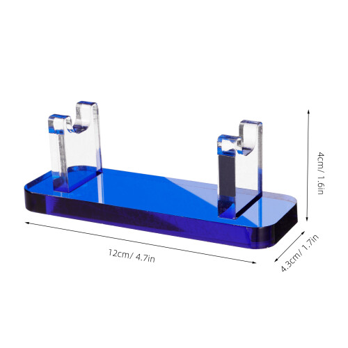 Blue Acrylic 3D Pen Holder Display Stand for Professional Desk 2
