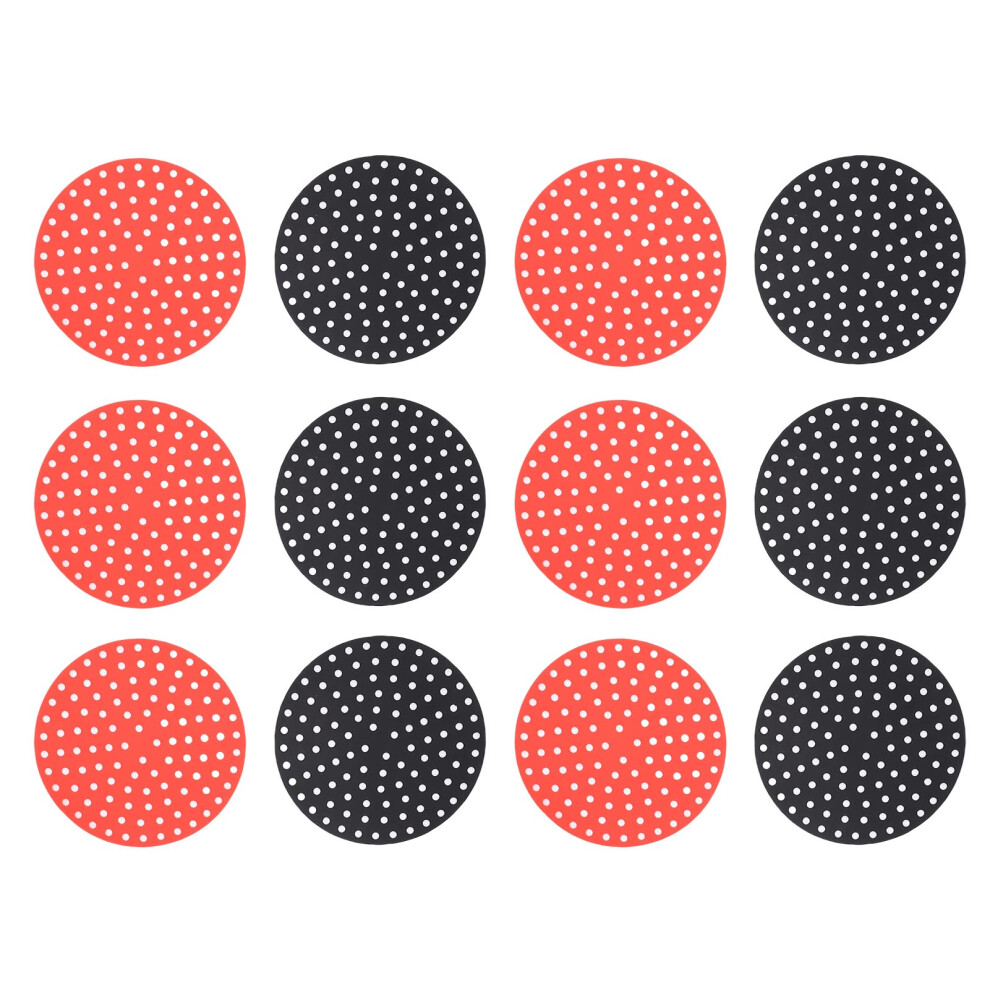 12pcs Reusable Fryer Liners Round Silicone Fryer-image-OPC-PKHBNPM-NEW