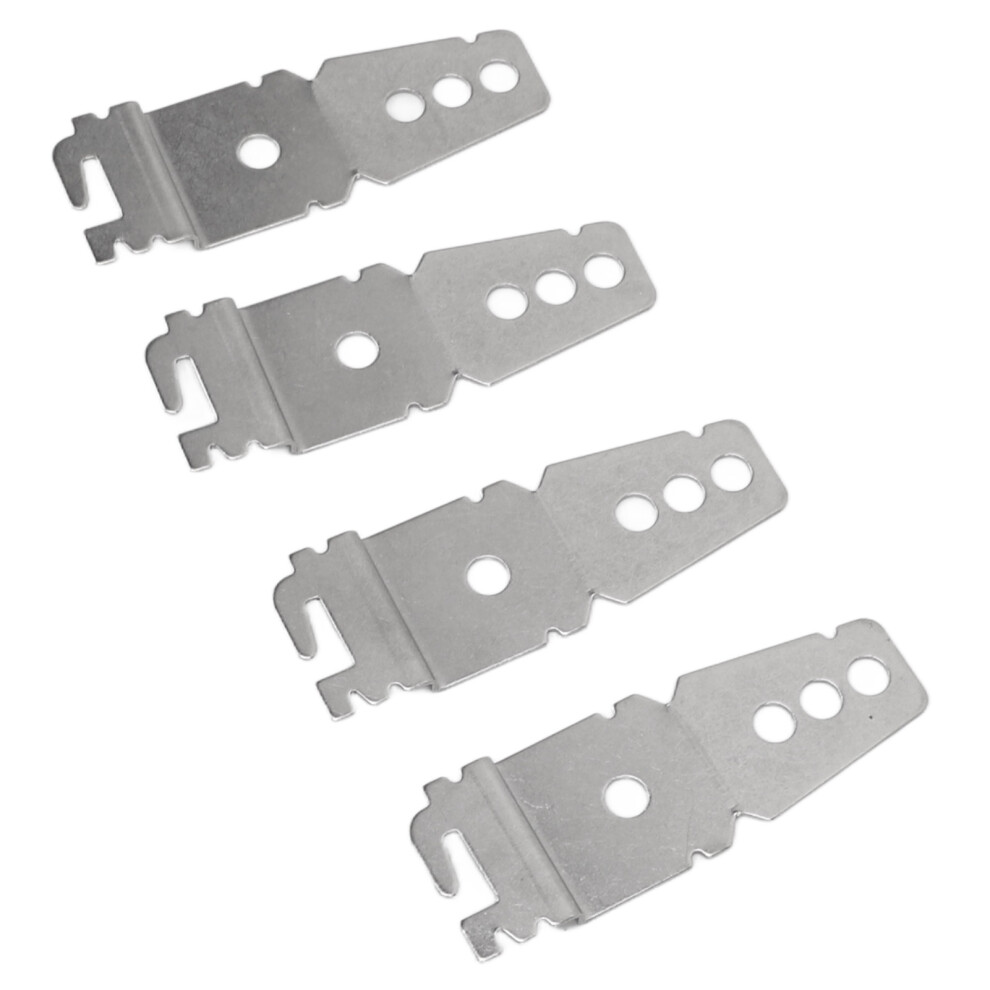 4Pcs Stainless Steel Dishwasher Mounting Bracket With Screws, 7.65X1.62cm 4631349747132