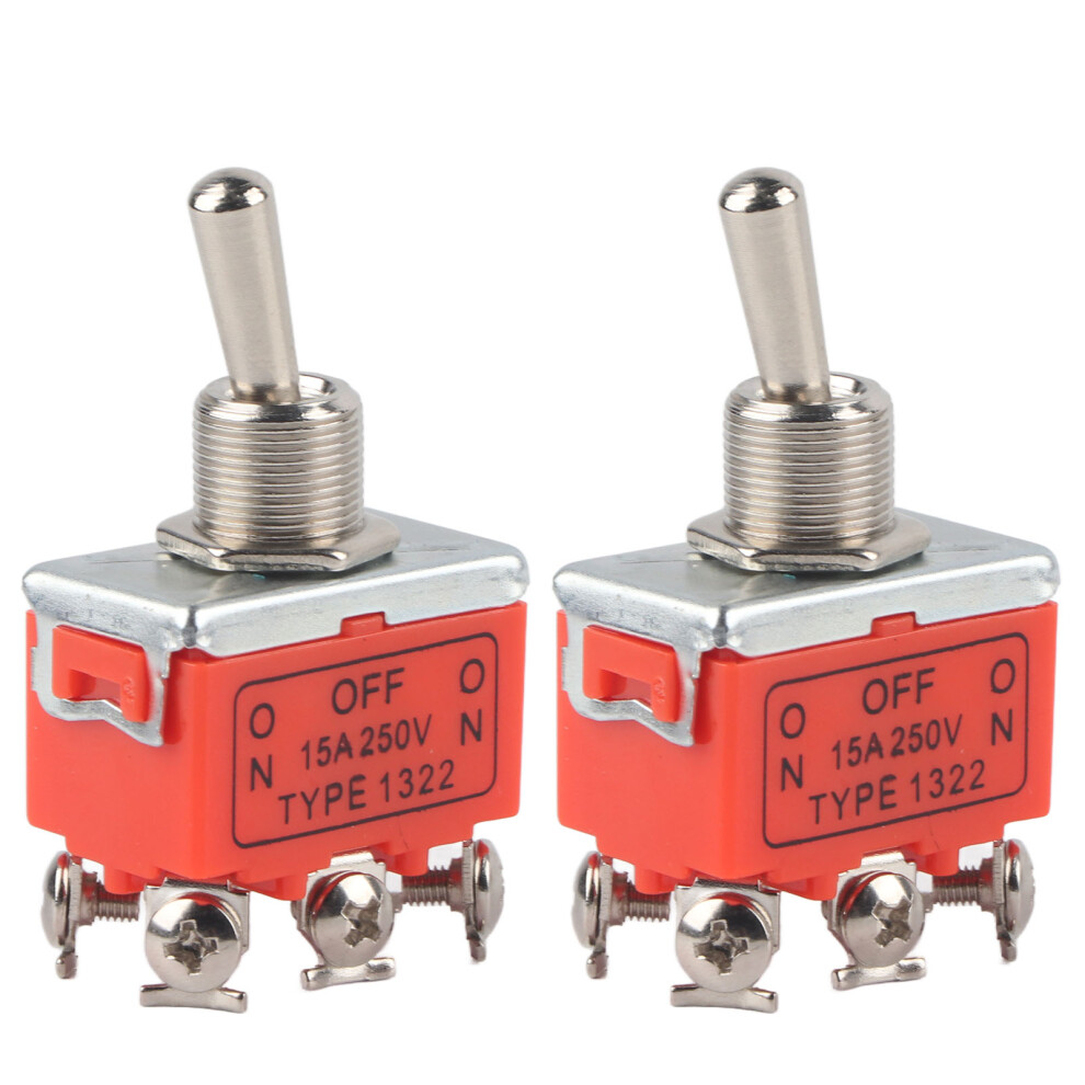 2 Pcs DC Motor Switch CW CCW Motor 6 Pin Toggle