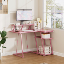 92CM L-shaped Gaming Desk with Monitor Stand