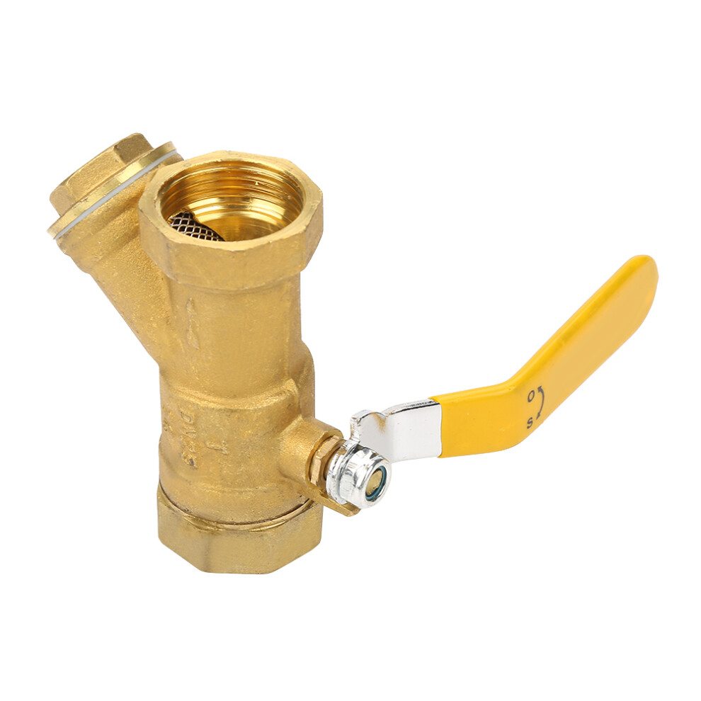 Y Type Brass Strainer Filter Ball Valve 1" BSP