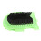 Equine Wash Mitt Green PP High Efficiency 2 Sided 3