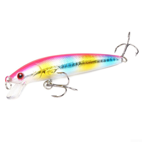 Minnow Lures 10 Cm 9 G Plastic Artificial Baits For Bass And Pike Model 5#
