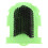 Equine Wash Mitt Green PP High Efficiency 2 Sided 1