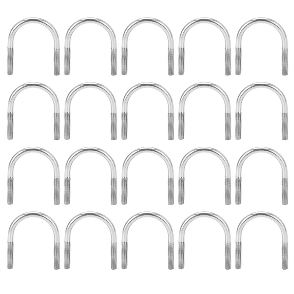 20Pcs UShaped Bolt Set 304 Stainless Steel M6x33
