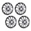 4Pcs 14in Hubcap Wheel Cover Stylish Look Scratch 10
