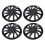 4Pcs 14in Hubcap Wheel Cover Stylish Look Scratch 9