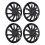 4Pcs 14in Hubcap Wheel Cover Stylish Look Scratch 6