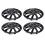 4Pcs 14in Hubcap Wheel Cover Stylish Look Scratch 4