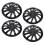 4Pcs 14in Hubcap Wheel Cover Stylish Look Scratch 8
