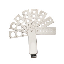 Portable Sturdy Stainless Steel Fan Gauge for Quick and-8 sides