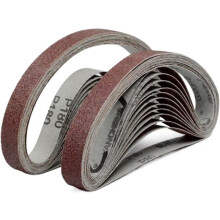 Sanding Belt For Angle Grinder, 10 Pcs, 25x330mm, Grinding And Sharpening, Color 80 And Color 40, Size 80
