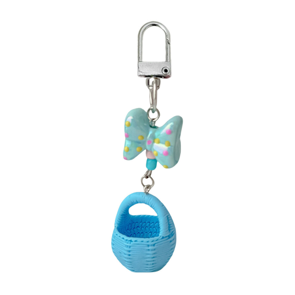 Multifunctional Resin Charm With Bowknot Phone- Door Buckle Blue 7751000171254