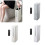 Space Saving Waste Baskets Slimly Trash Can for-ivory white 4
