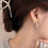 Geometric Ear Clips Lightweight and Comfortable U-shaped-Silver 5