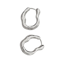 Geometric Ear Clips Lightweight and Comfortable U-shaped-Silver