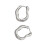 Geometric Ear Clips Lightweight and Comfortable U-shaped-Silver 1