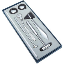 Neurological Reflex Medical Hammer Silver 5 Piece Set Intuitive Test For Neurological Examination