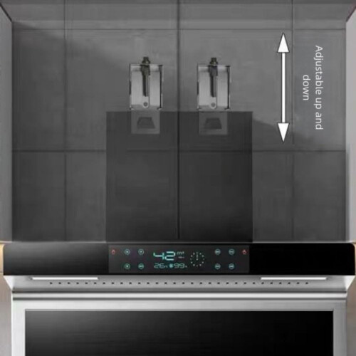 Kitchen Range Hood Hanging Hooks 2-Piece Adjustable Hook Set With Accessories For Enhanced Stability 2