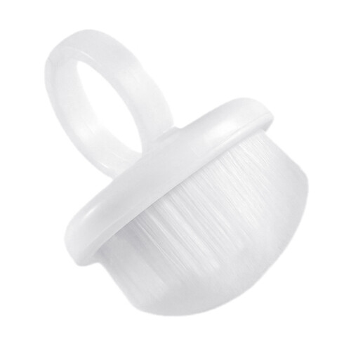 Nails Dust Cleaning Brush Rings Shaped Nails Dust Brush-White