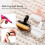 Nails Dust Cleaning Brush Rings Shaped Nails Dust Brush-White 3