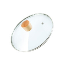 Tempered Glass Pot Lid For Frying Pans And Stock Pots Clear Sturdy Sealed Compatible With Most Cookware
