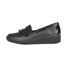 Mocassim de Couro Rieker Morelia - Preto