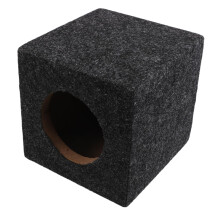 Wooden Car Speaker Box DIY Subwoofer Enclosure, 12 Inch, Easy Install, Universal Fit For Home And Vehicle