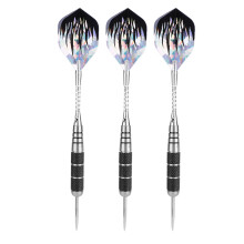 3 Stück 153mm Edelstahl-DartSet mit 6 Flights für professionelles Spielen
