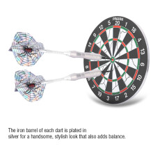 3 Stück 3,5 cm Stahlspitz-Ziel-Dart-Set, Silberbeschichtet, Langlebig