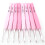 9 PCS Gradient Color Crochet Hook Set with Soft Handles and Scissors 4