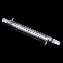 300Mm 24/40 Glass Graham Condenser Coil Inner Tube Condenser Laboratory Glassware 24/40 Joint Coil Design Lab Reflux