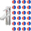 Hot Cold Water Stickers Self Stick Epoxy Faucet Labels 1